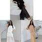 Two-Piece Knit Sets with Pleated Maxi Skirt
