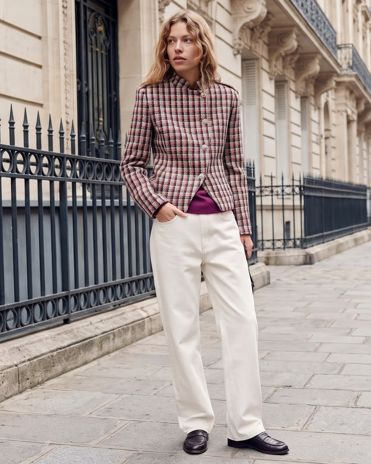 25161 Heritage Plaid Tailored Jacket