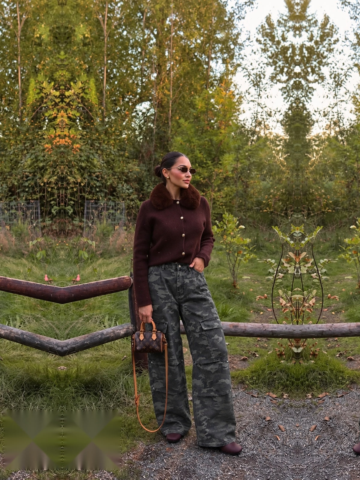 25224 After Hours Camo Cargo Jeans