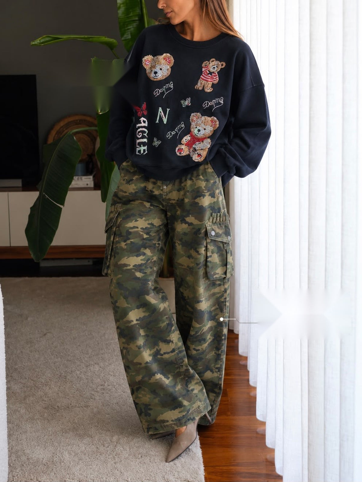 25249 Utility Mode Camo Cargo Pants